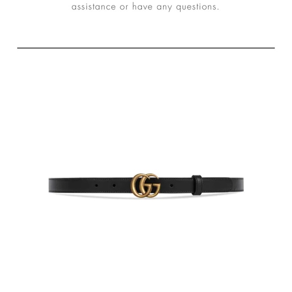 Slim black Gucci Belt sz 90/95 main image 7